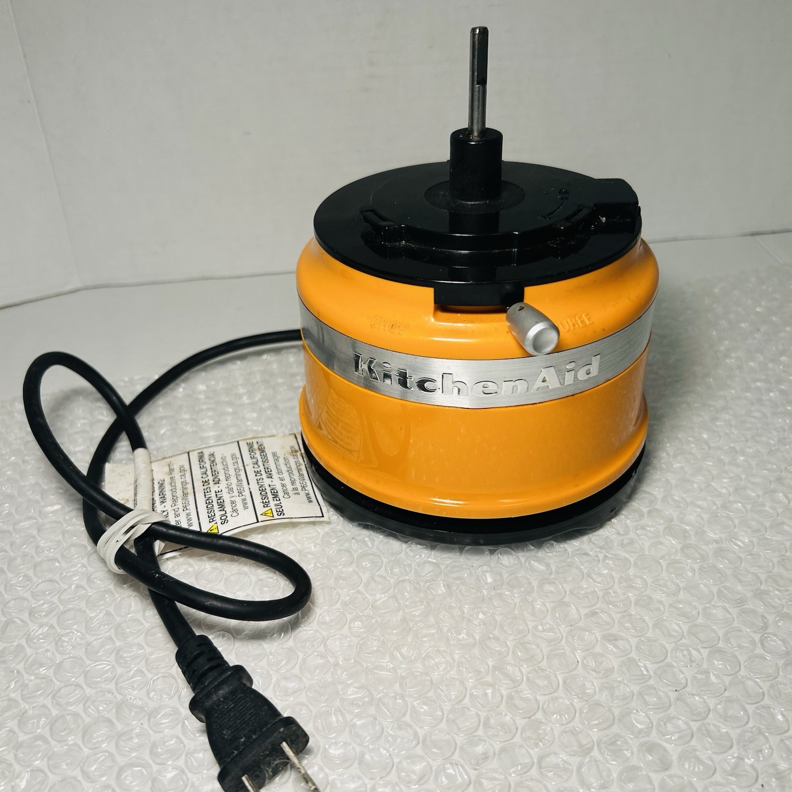 KitchenAid KFC3516TG 3.5 Cup Food Chopper Tangerine Orange Base Motor Only
