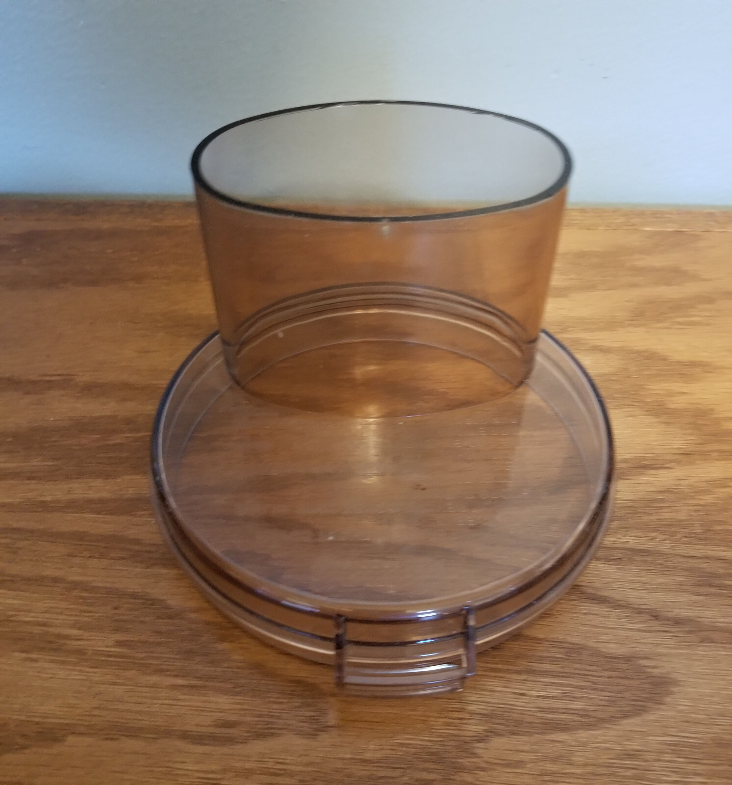Cuisinart CFP-9A Food Processor Robot Coupe Work Bowl Lid France – Amber Color