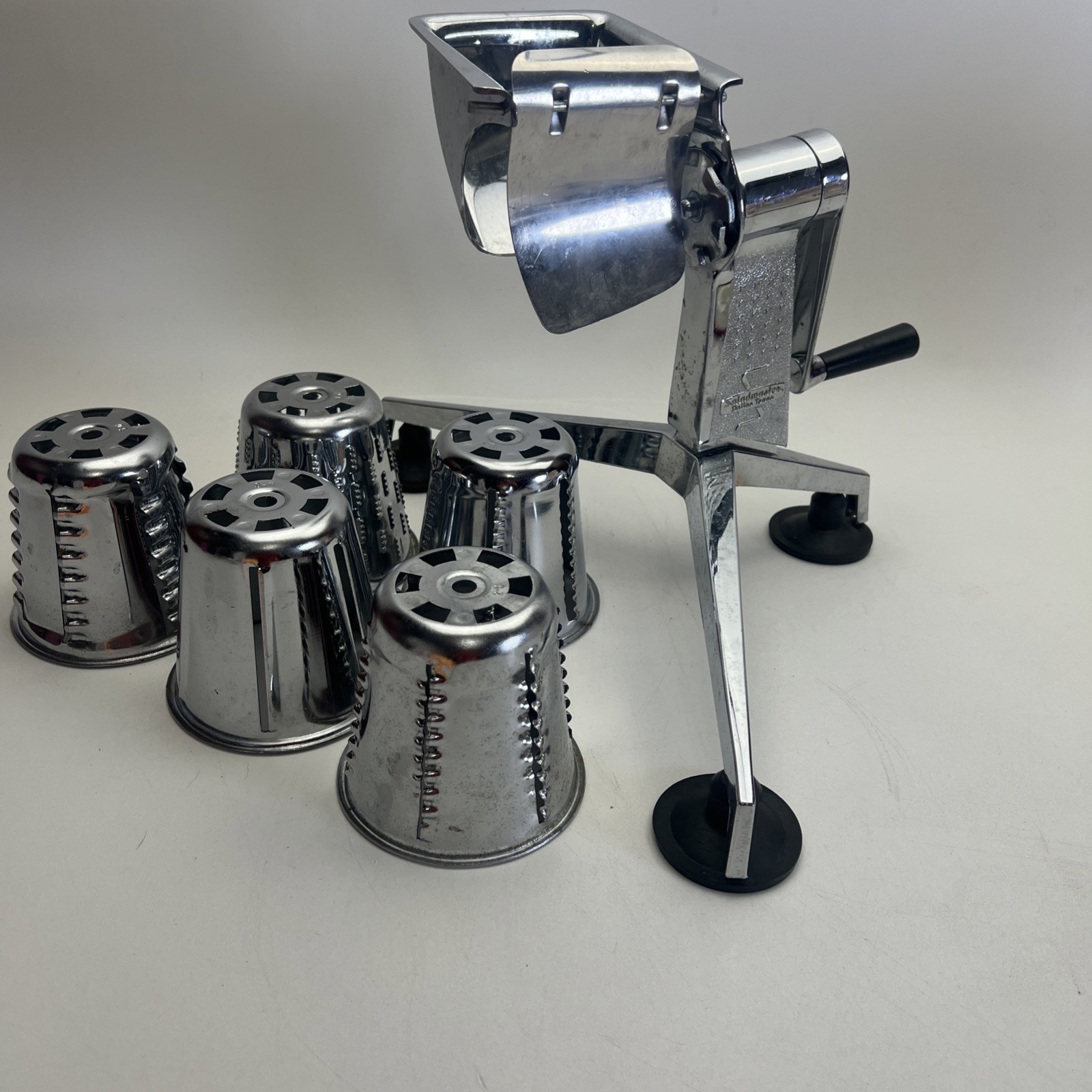 Vintage Saladmaster Five Star Food Processor Chop Shred Slice 5 Cones Dallas TX