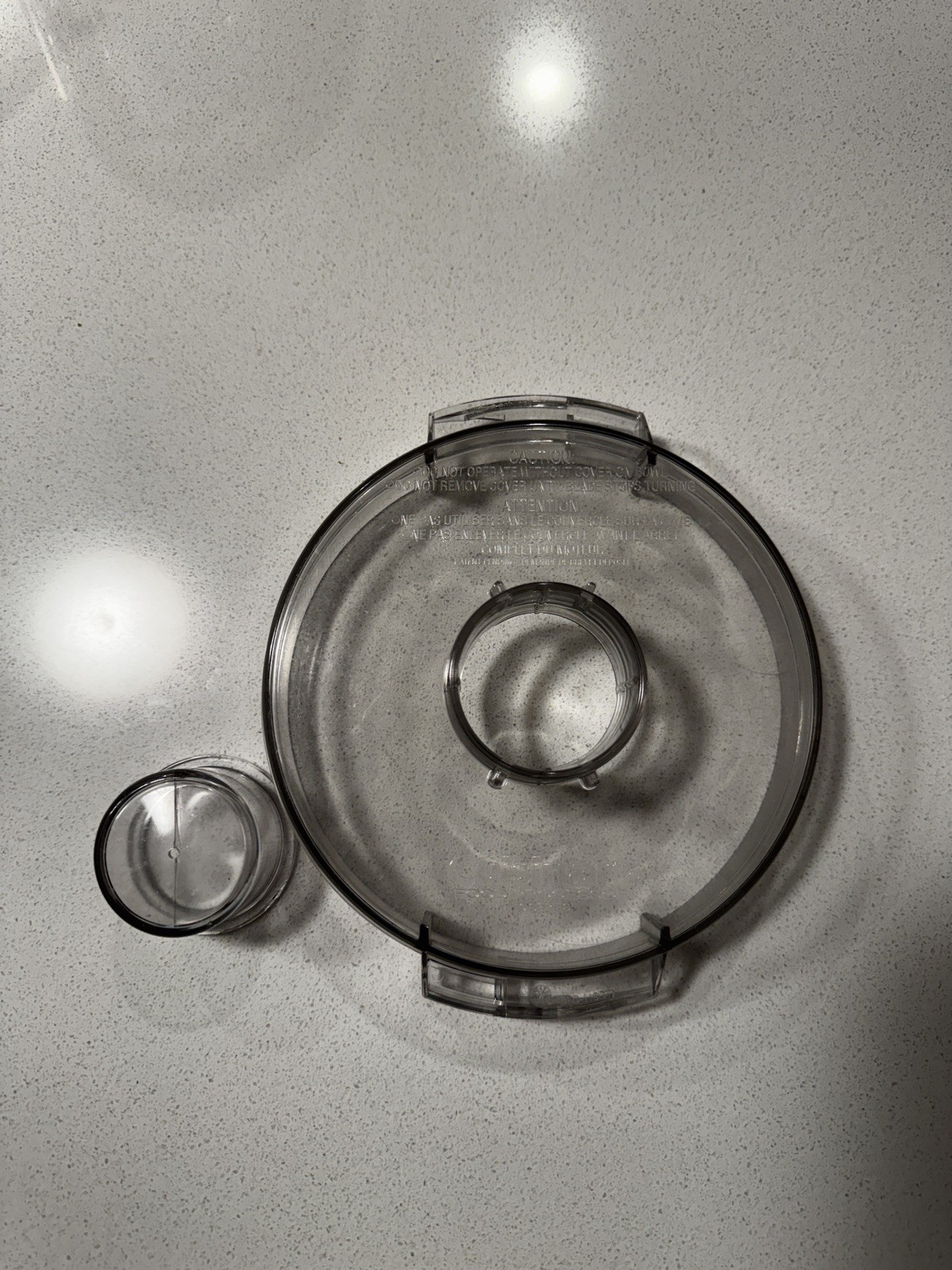 Flat Cover Lid with Cap DLC-116GTX for Cuisinart Pro Classic Food Processor