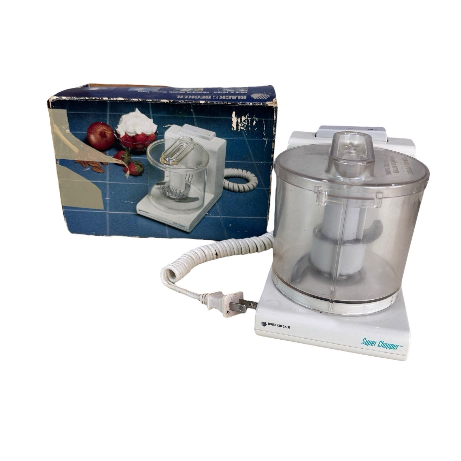 Black & Decker Super Chopper SC-25 120V 60W Food Processor White