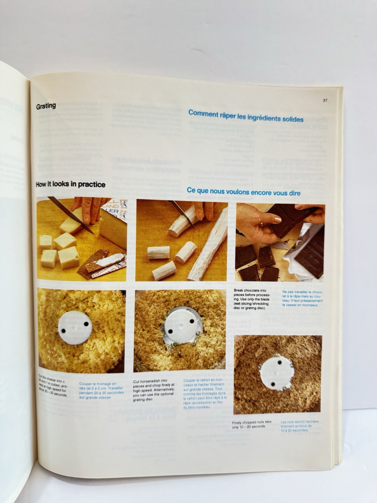 Braun Multipractic Food Processor 4259 BASE MOTOR & COOKBOOK ONLY Tested WORKS!