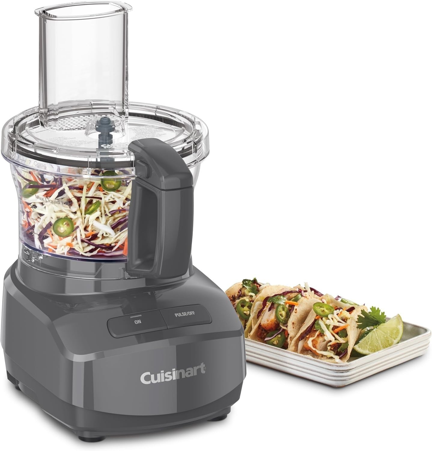 Cuisinart 7-Cup Sleek & Modern Universal Blade Chopping Mixing Food Processor