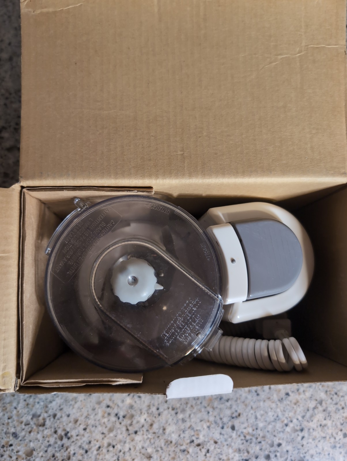 Black & Decker HandyChopper Plus Mincer Food Processor White w Box. Tested Works