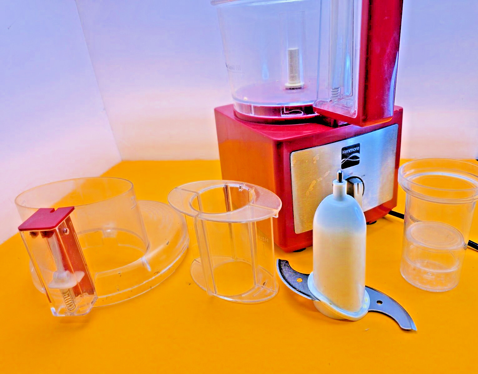 Kenmore Food Processor Large Red Amazing Equipment