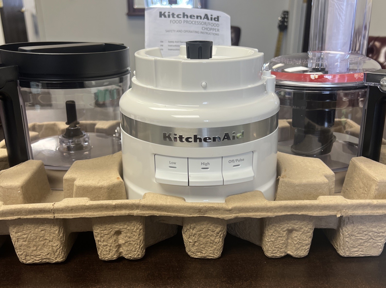 KitchenAid 7 Cup W/Extra Bowl And Lid (KFP0718QWH) WHITE