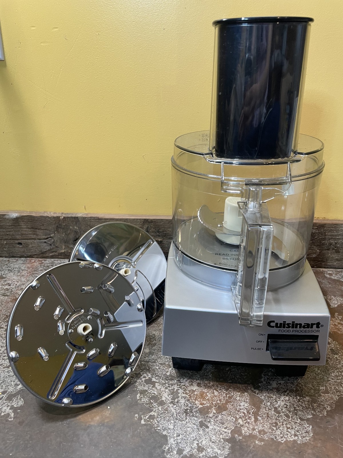 Cuisinart DLC-5 Silver Food Processor 7 Cup w/ Blades & Extras