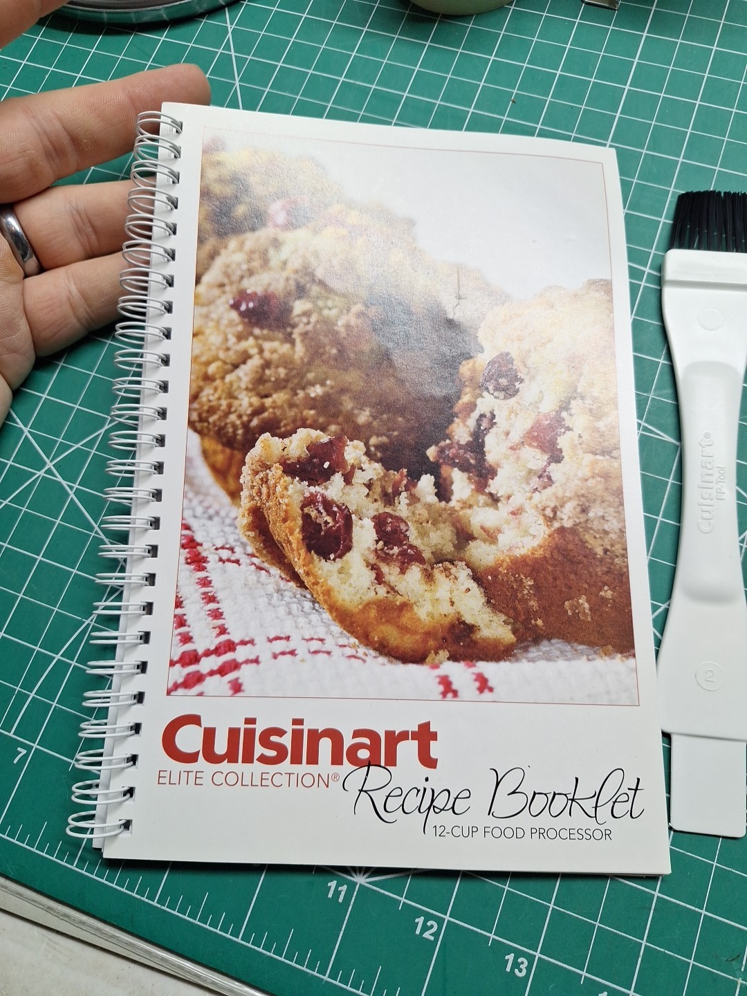 Cuisinart FP-12DC Food Processor Instructions/recipe Booklet & DVD & Fp Tool