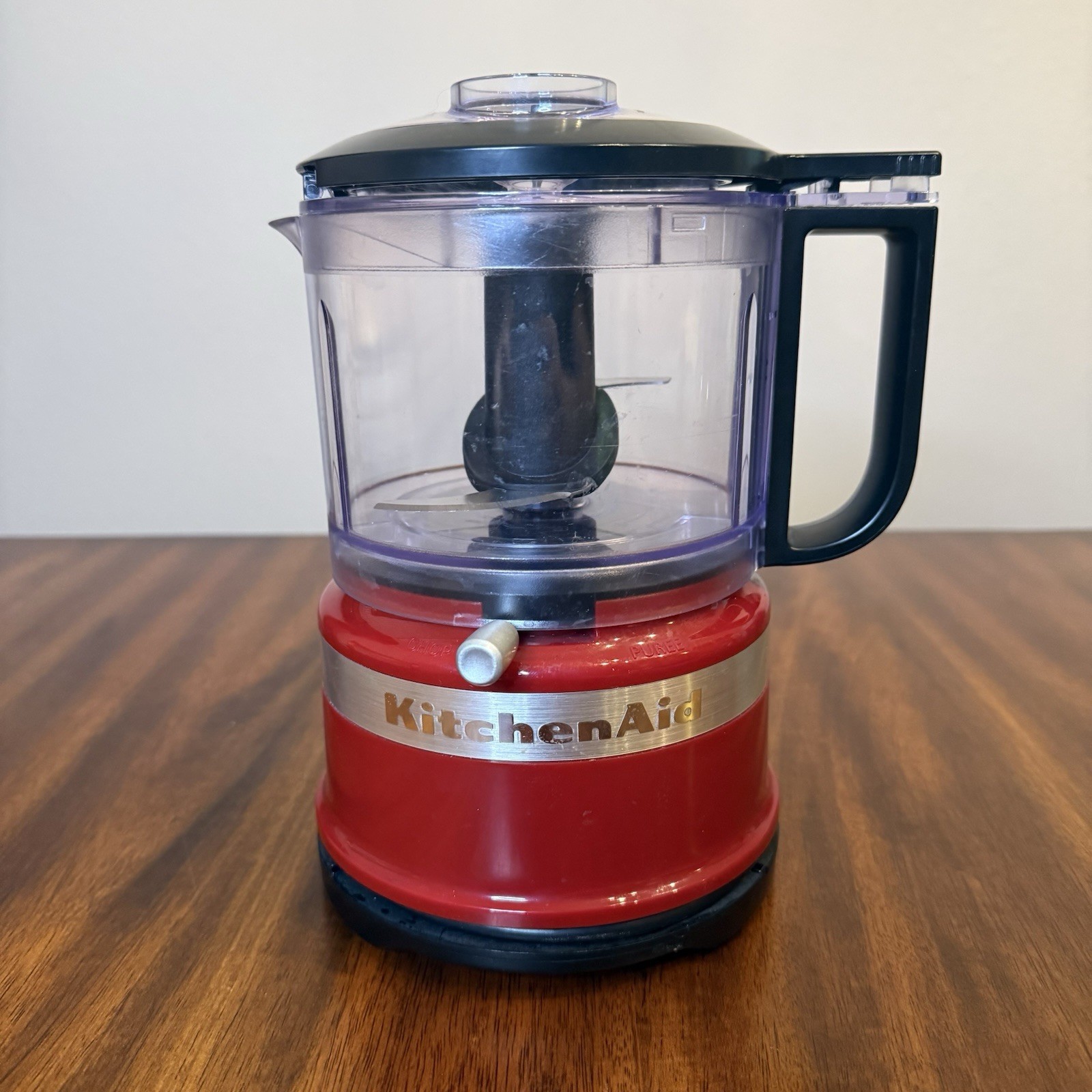 KitchenAid – 3.5-Cup Mini Food Chopper – Empire Red – Tested Working KFC3516ER