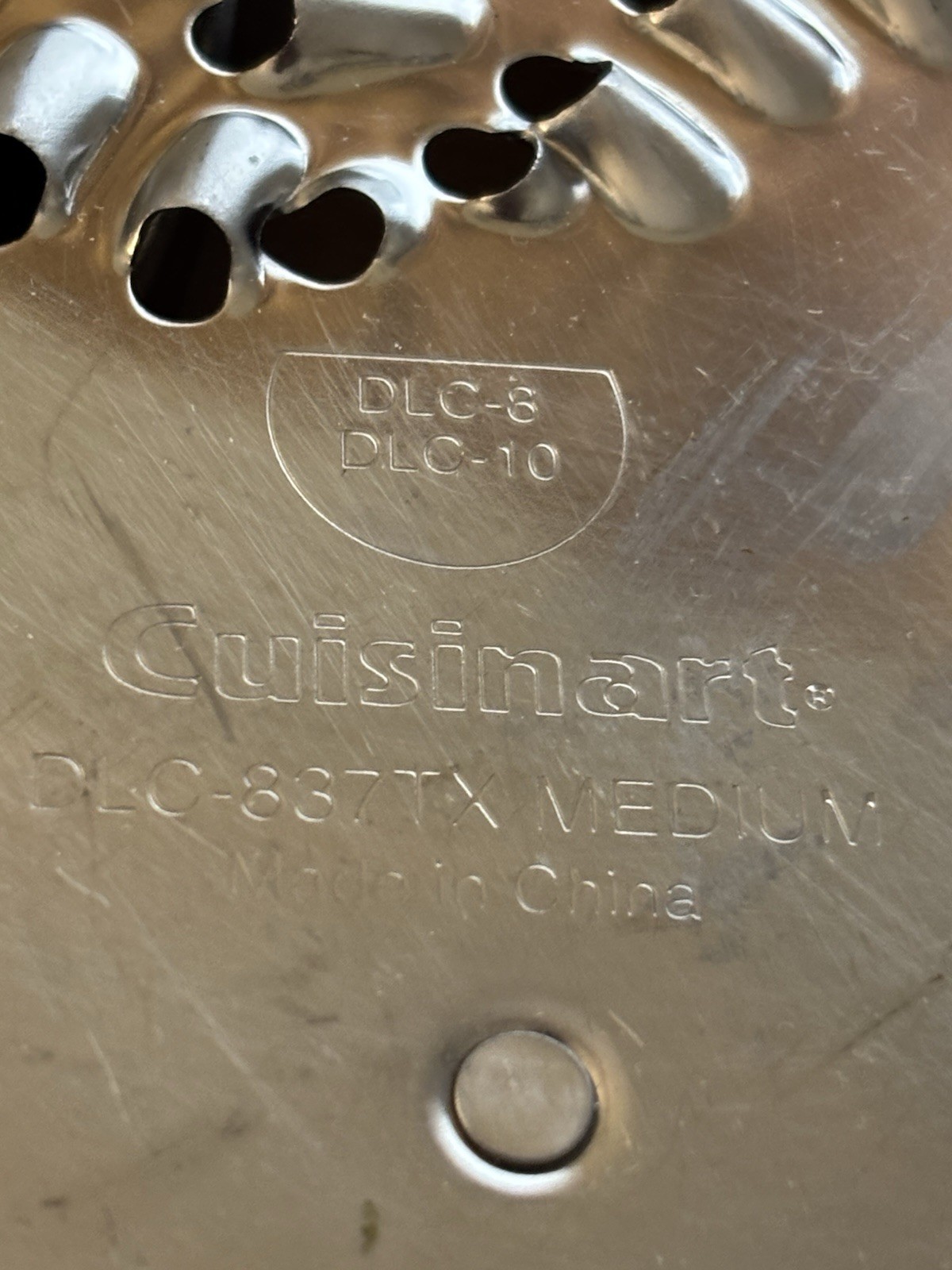 Cuisinart DLC-8 & 10 Shredding Slicing Disc 837 / 842 / 844 TX. 6 Piece Set.