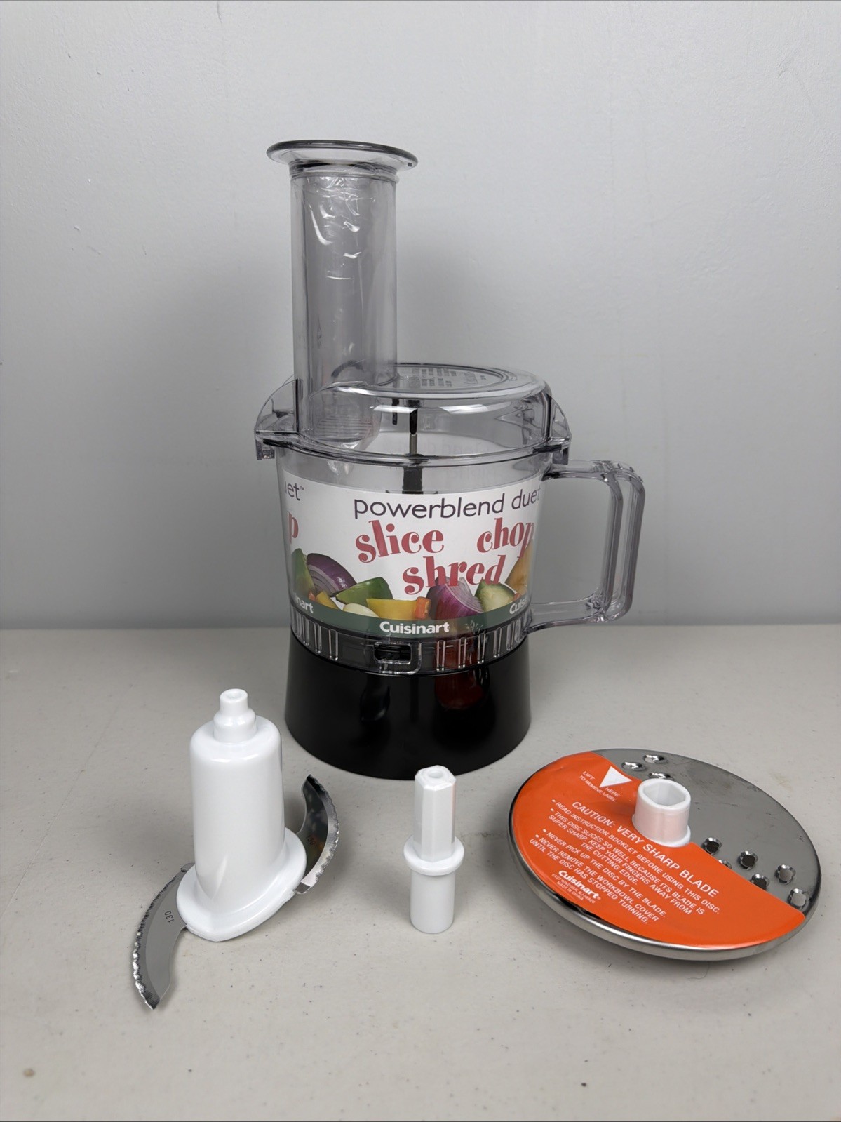 Cuisinart AFP-7 C Smart Power Duet Food Processor Base Bowl Lid & Blades New