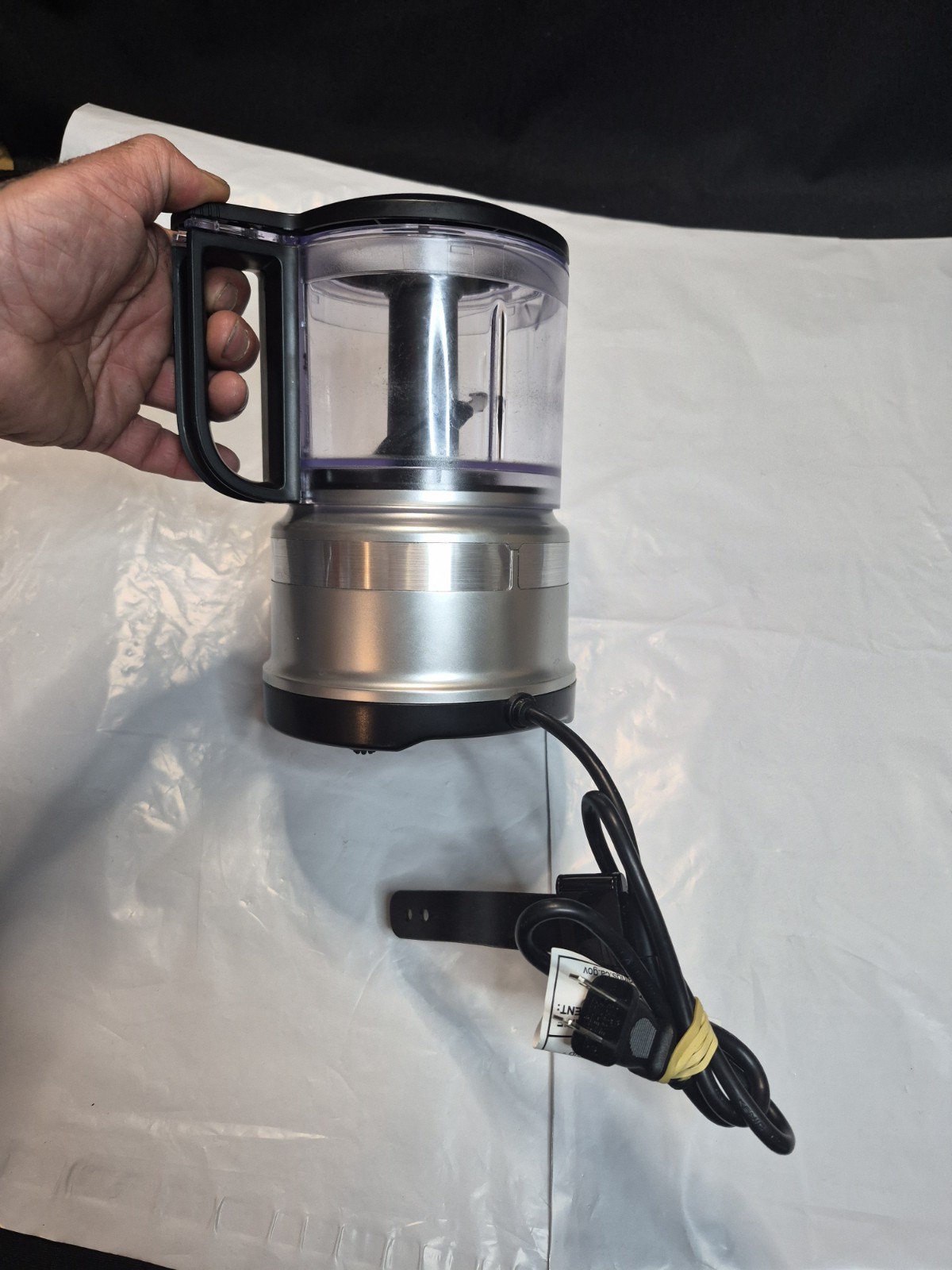 KitchenAid KFC3516 3.5 Cup Mini Food Processor Gray/Black Pulse 2-Speed Works