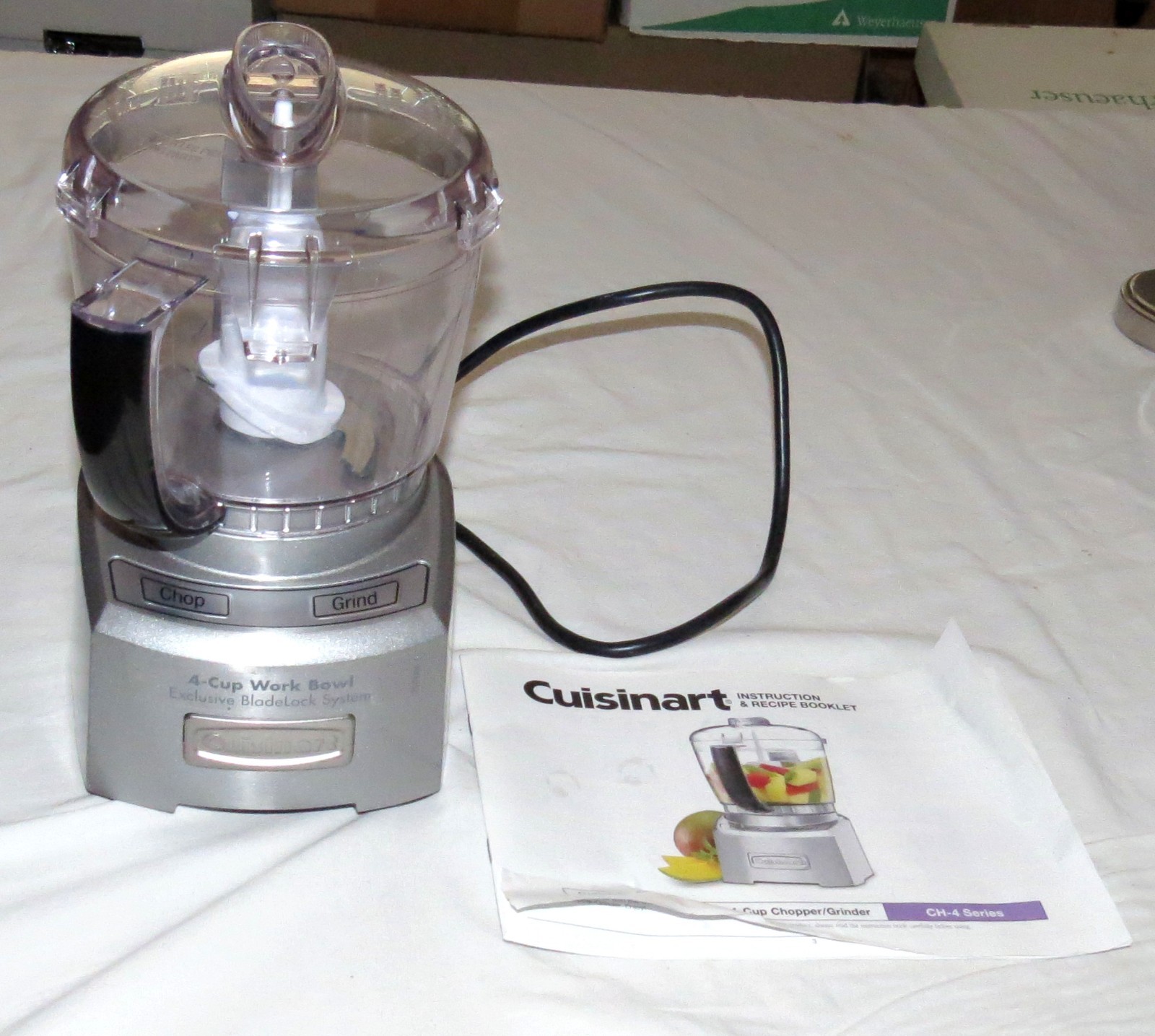 Cuisinart 4-Cup Work Bowl – CH-4DC with booklet