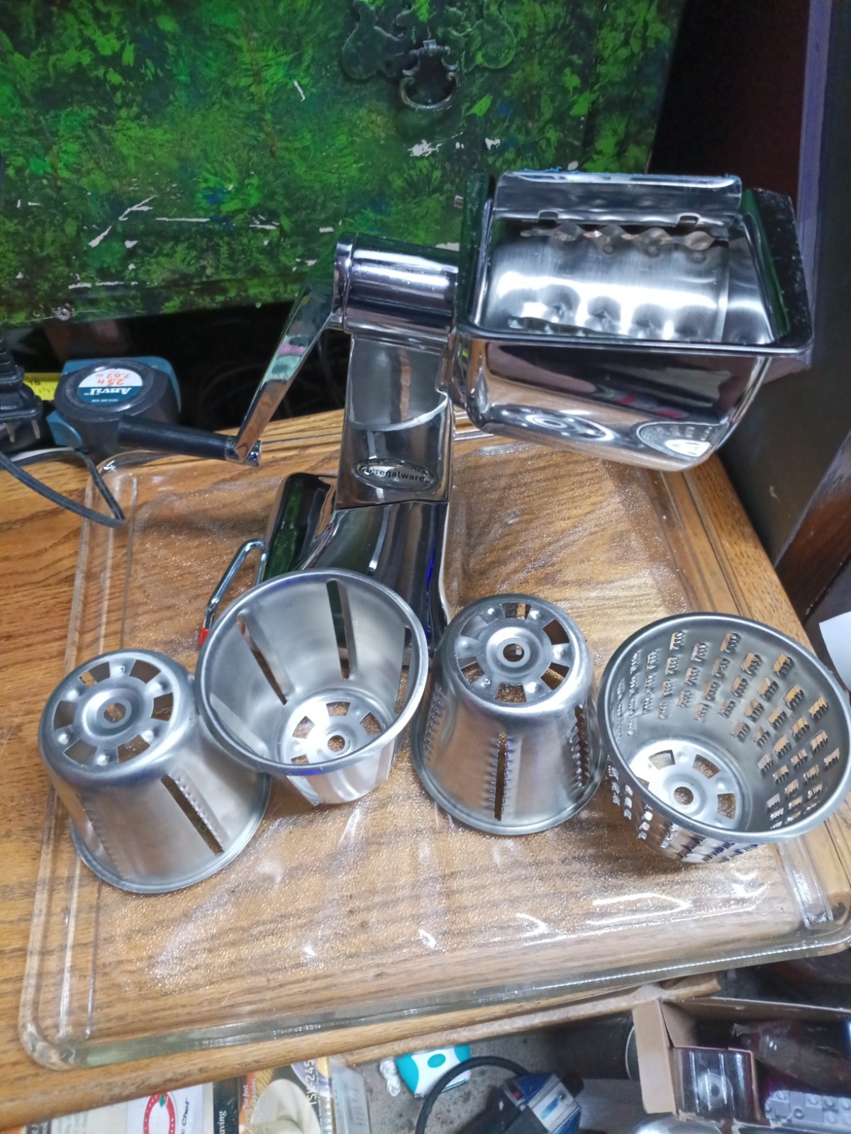Vintage Regal Ware Manual Food Cutter Salad Maker Rotary Grater Slicer 5…