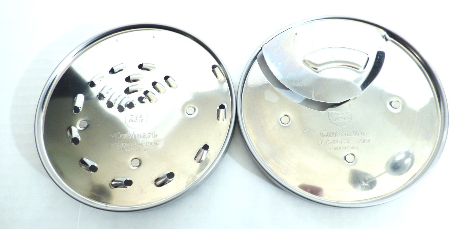 Cuisinart Discs DCL 8 and DCL 10 Medium Shredder & 4mm Slicer parts 844TX-837TX