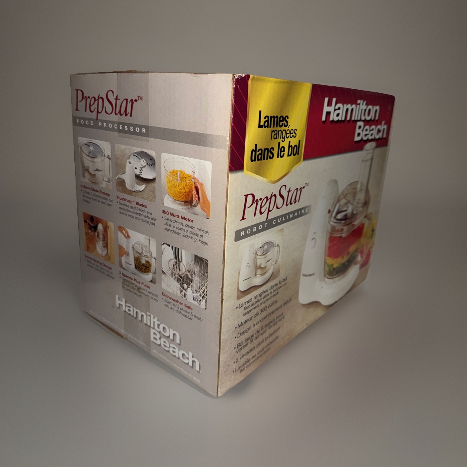Hamilton Beach 70550 White 8 Cup Bowl Food Processor In Bowl Food Storage New!