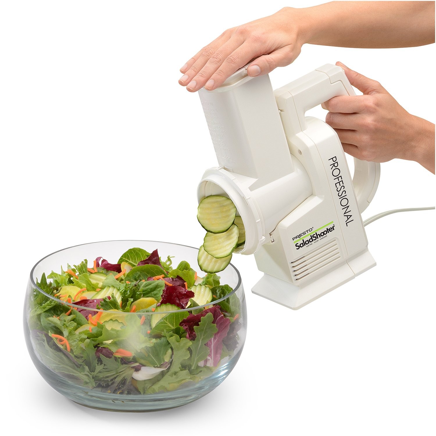 Presto 02970 Professional SaladShooter Electric 1 Size, Black