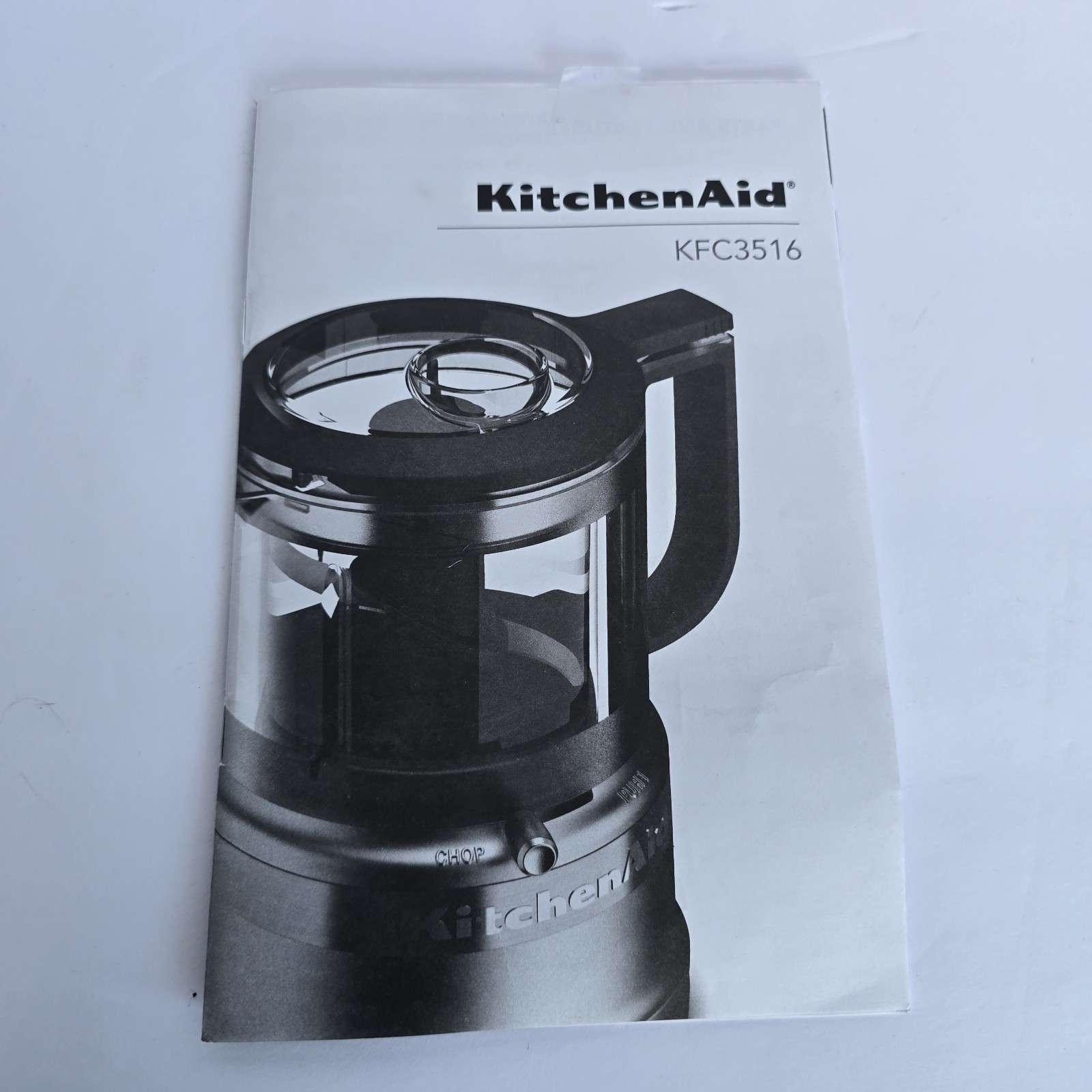 KitchenAid KFC3516 3.5 Cup Mini Food Processor Gray/Black Pulse 2-Speed