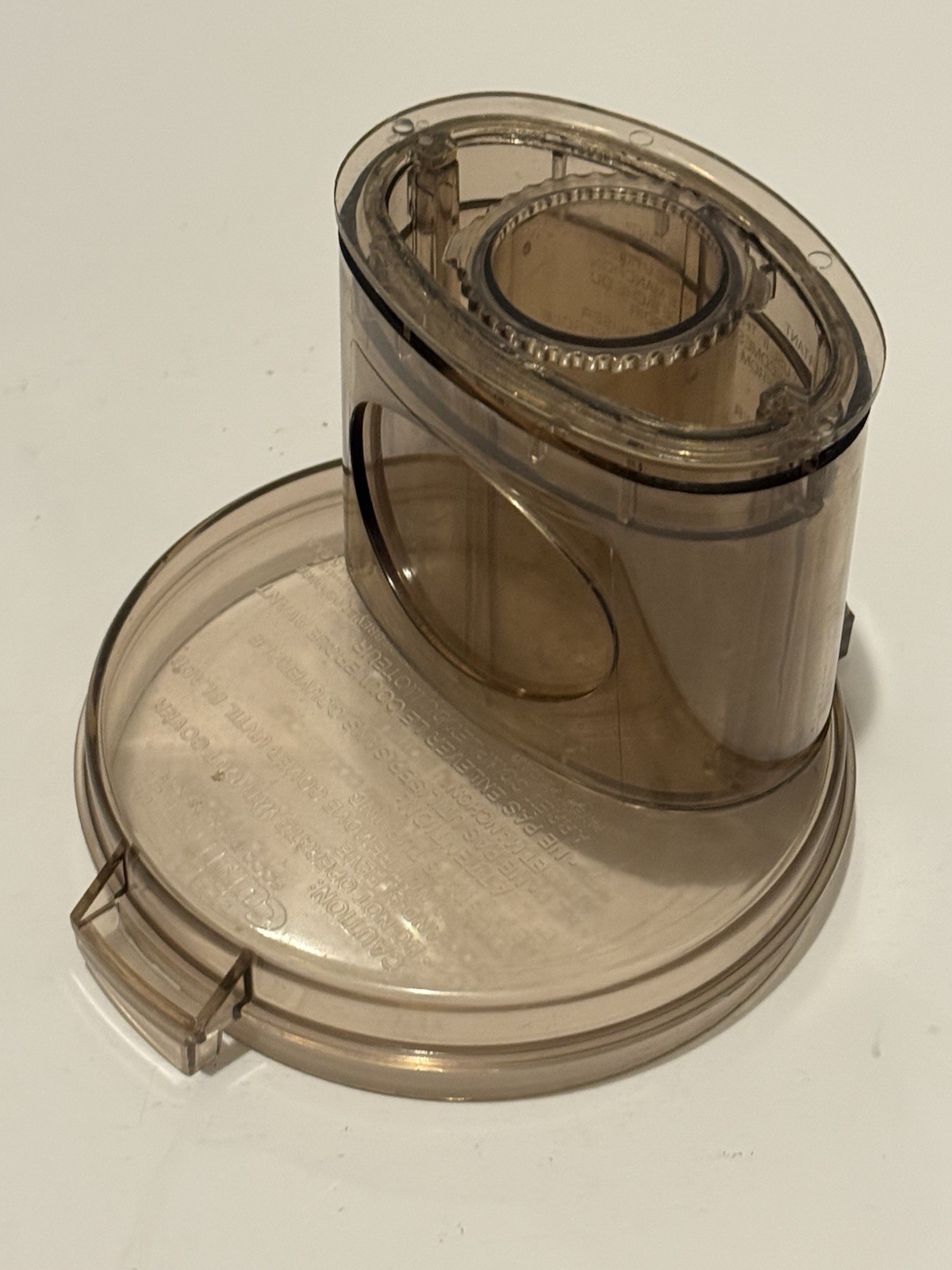 Cuisinart Food Processor FP-631W Top Lid & Chute [CFP 4 5 5A 9 Parts] + Pusher!