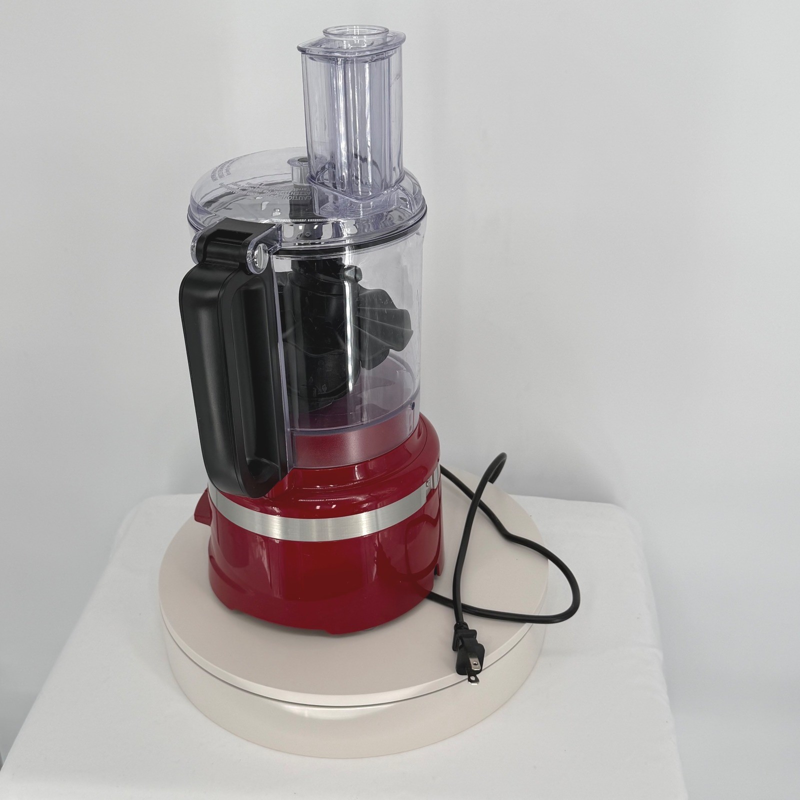 KitchenAid 7 Cup Food Processor Red Electric Compact Base With Lid 96-05