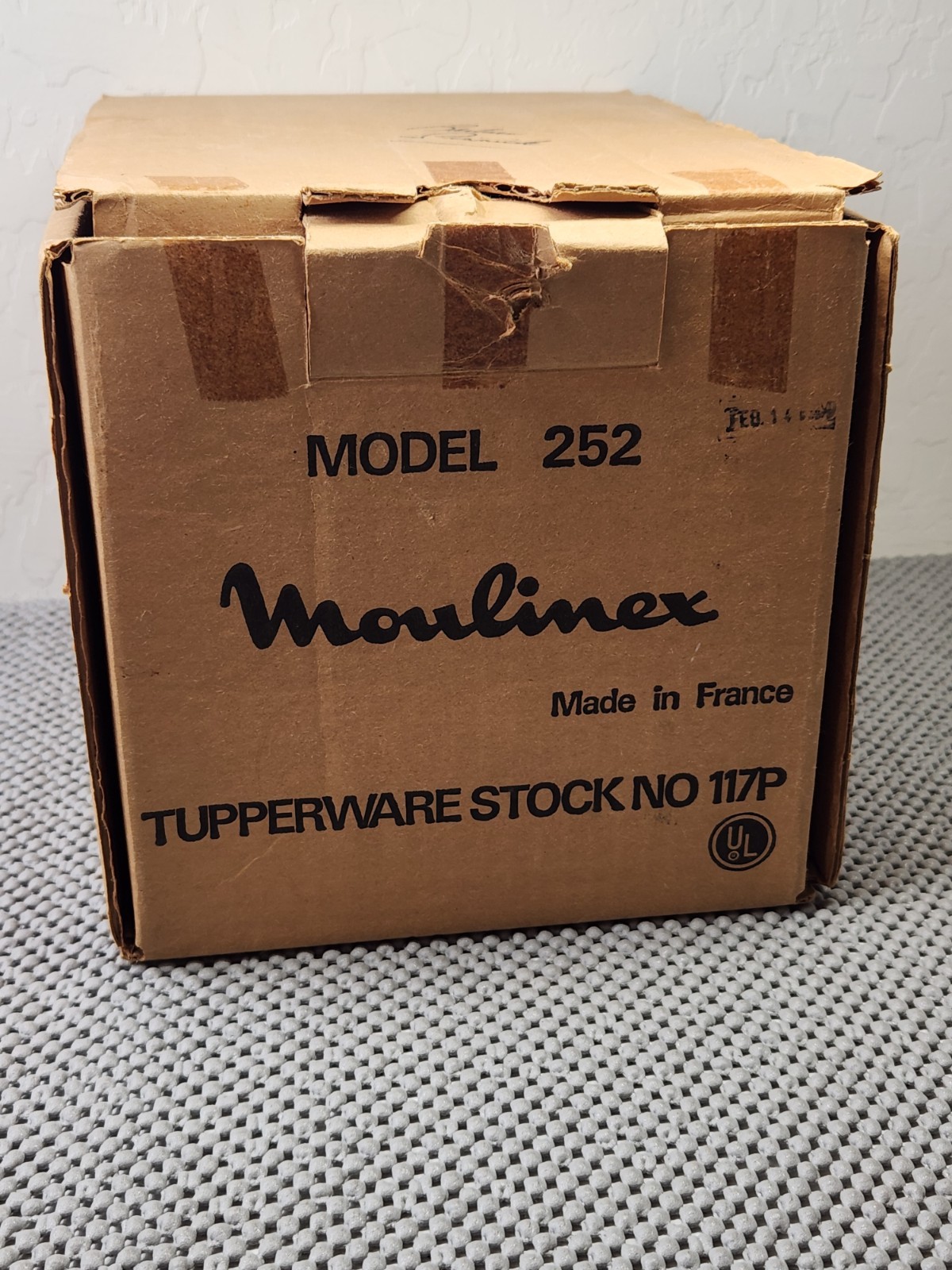 Moulinex Food Processor Model 252 The Kitchen Works Made In France Tested/Works