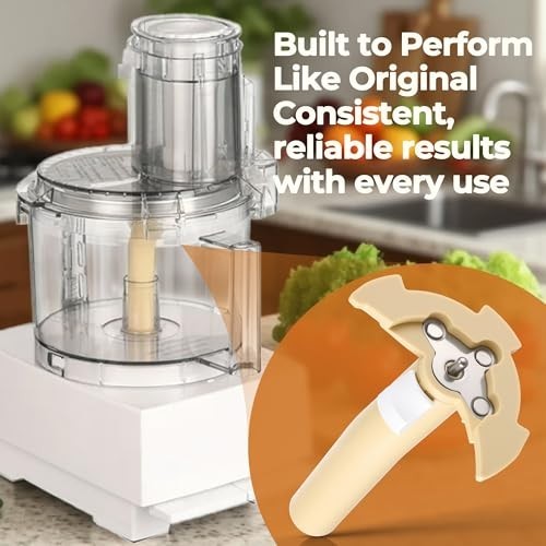 Replacement Parts for 11 Cup Food Processors – Detachable Stem Compatible DLC-83
