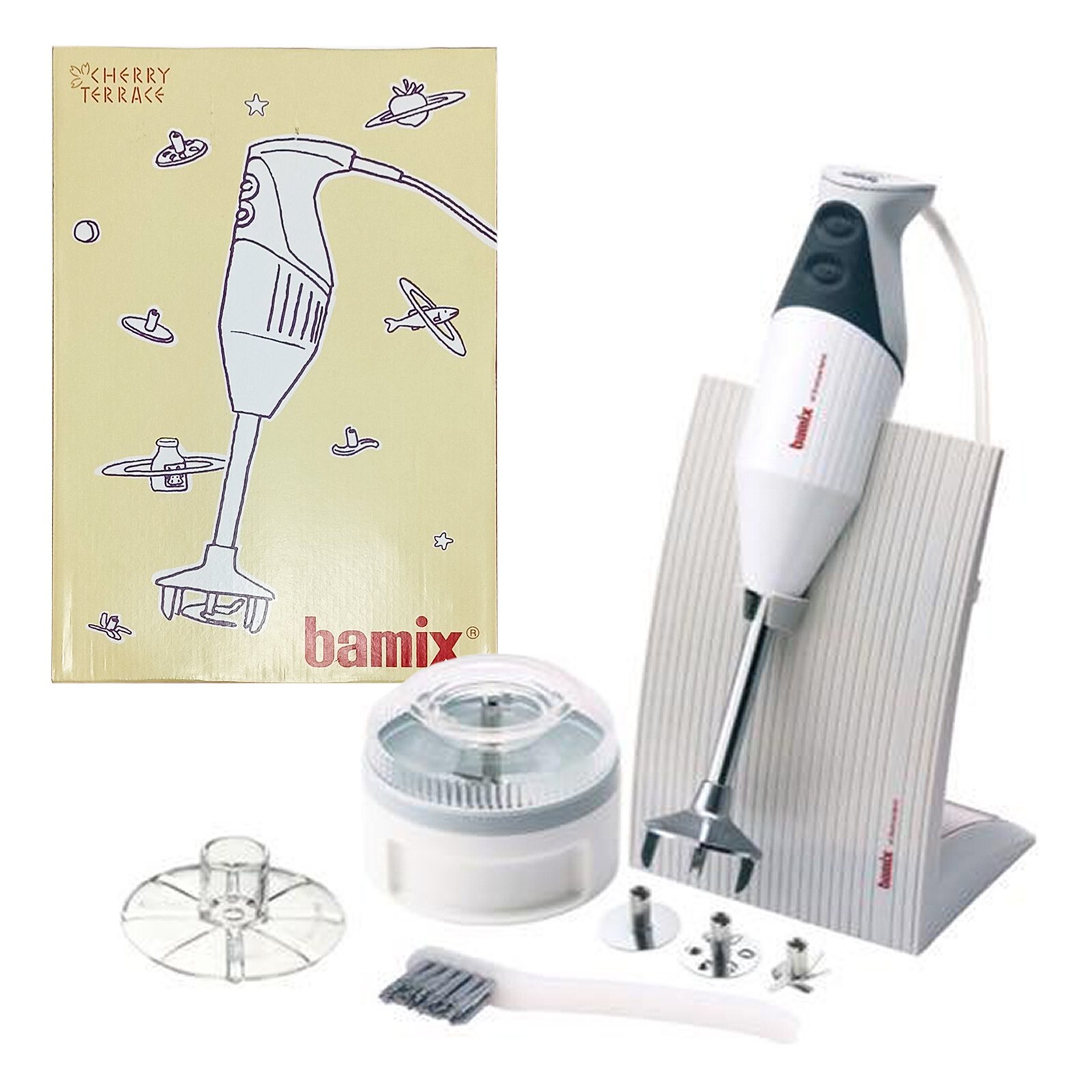 bamix M300 Basic Set Handy Type Food Processor Hand Blender Mixing Cup Mint
