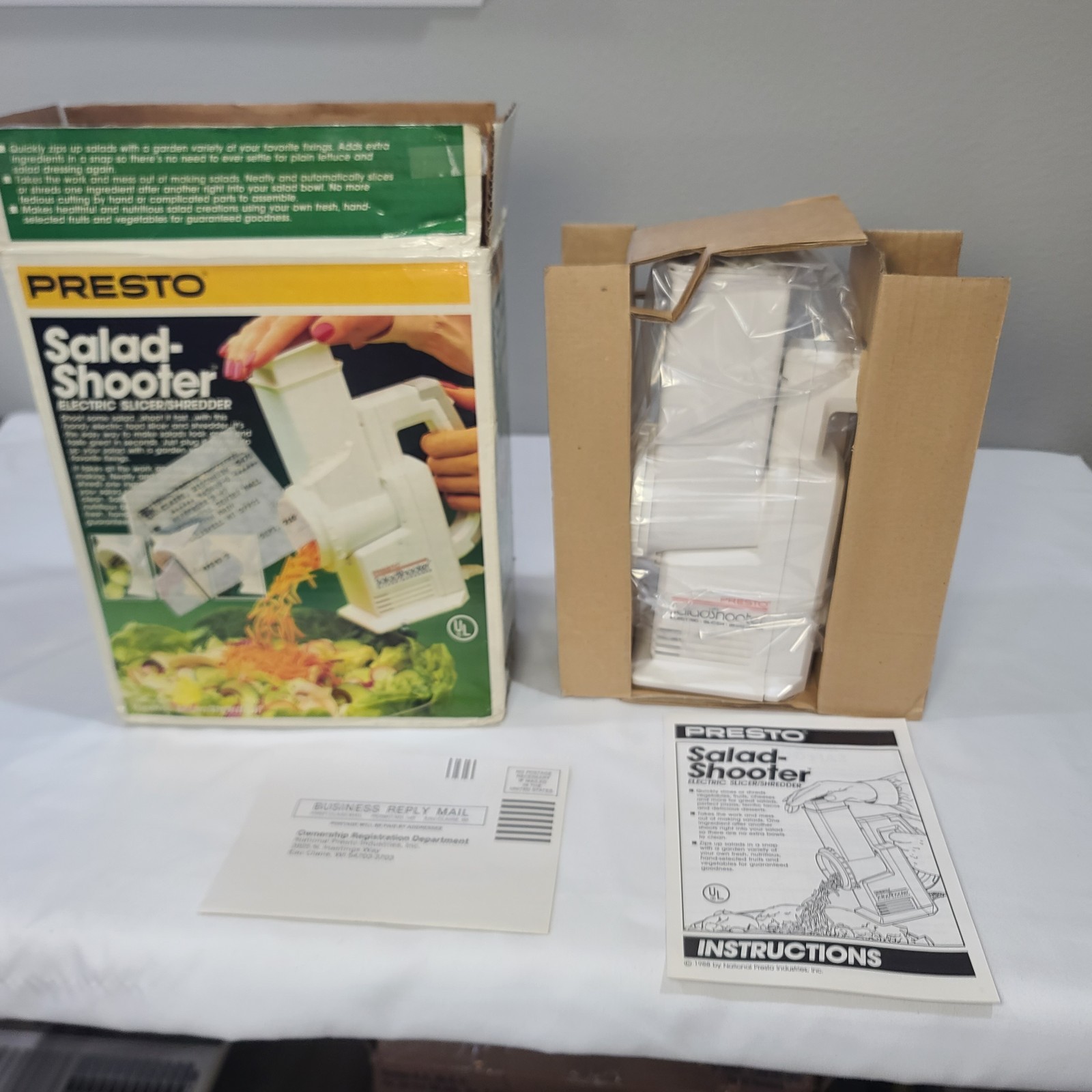 VTG Presto Professional Salad Shooter Model 02910 Electric Slicer Shredder NIB