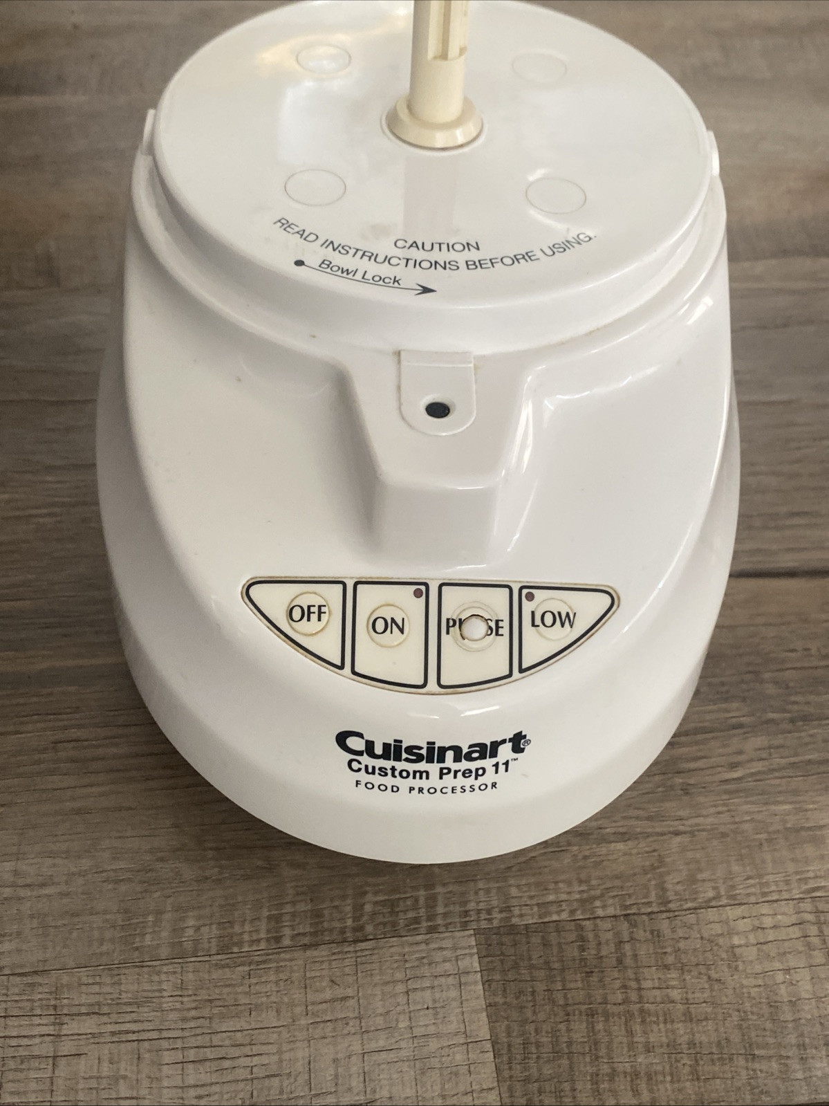 Cuisinart Custom Prep 11 Plus Food Processor Motor Base Only Tested Work White