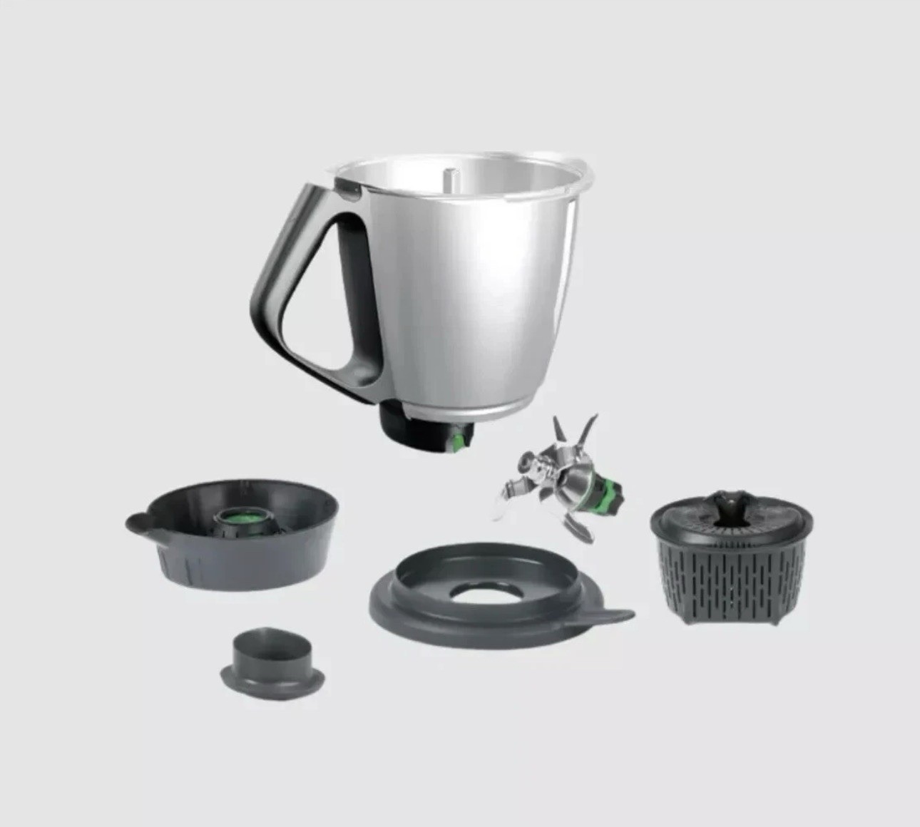 BIMBY TM6 COMPLETE MUG NEW ORIGINAL VORWERK THERMOMIX COMPLETE WITH BLADES