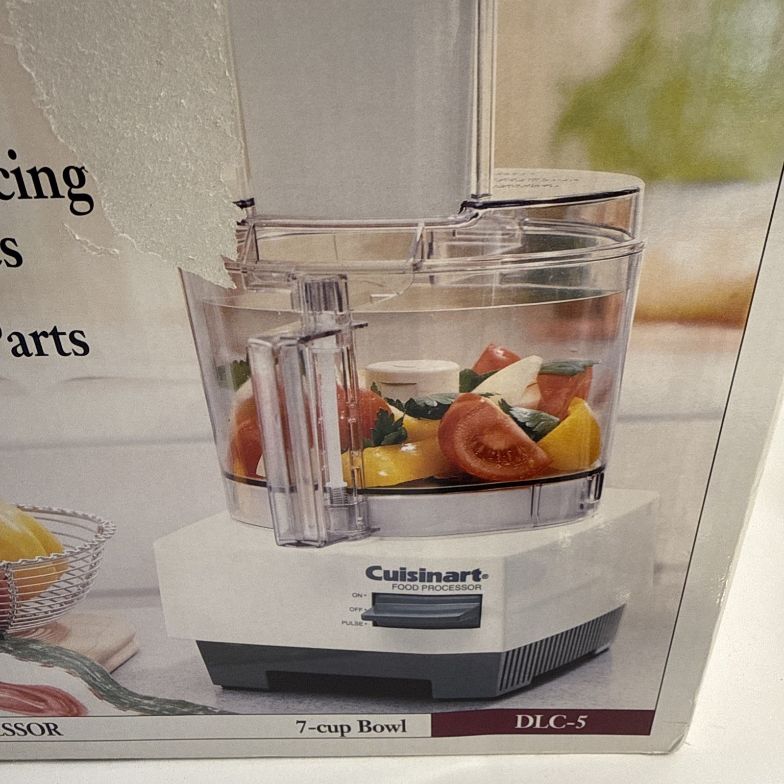 Cuisinart Food Processor DLC-5 7 Cup Bowl Tested & Working!
