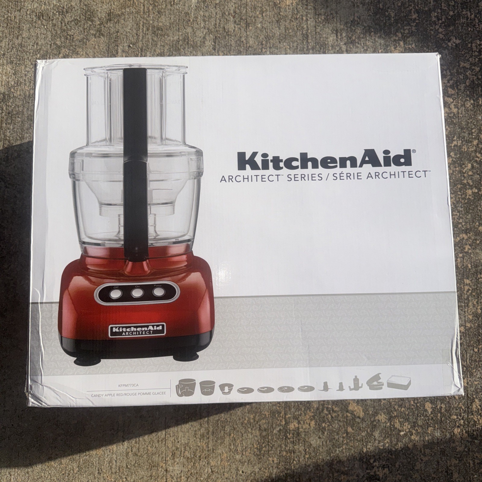 Kitchenaid Architect Series Candy Apple Red Food Processer KFPM773CA 12 Cups