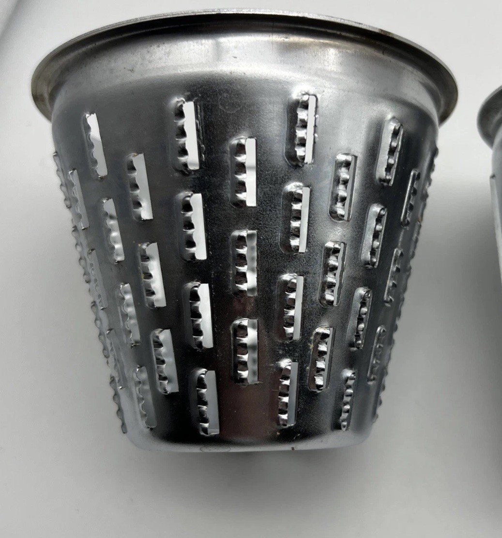 Saladmaster Food Processor Grater Slicer Shredder 5 Replacement Cones