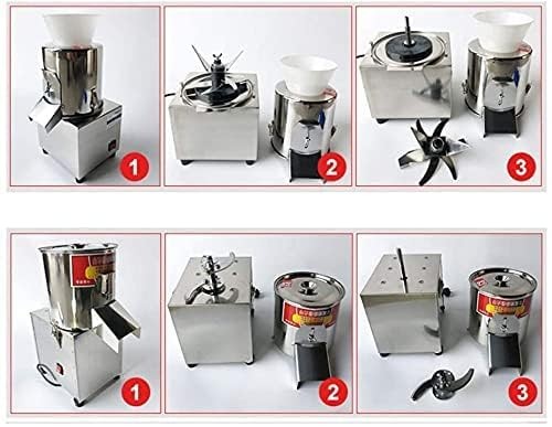 110V 600W Commercial Food Processor Machine, High Power Electric Vegetable Meat