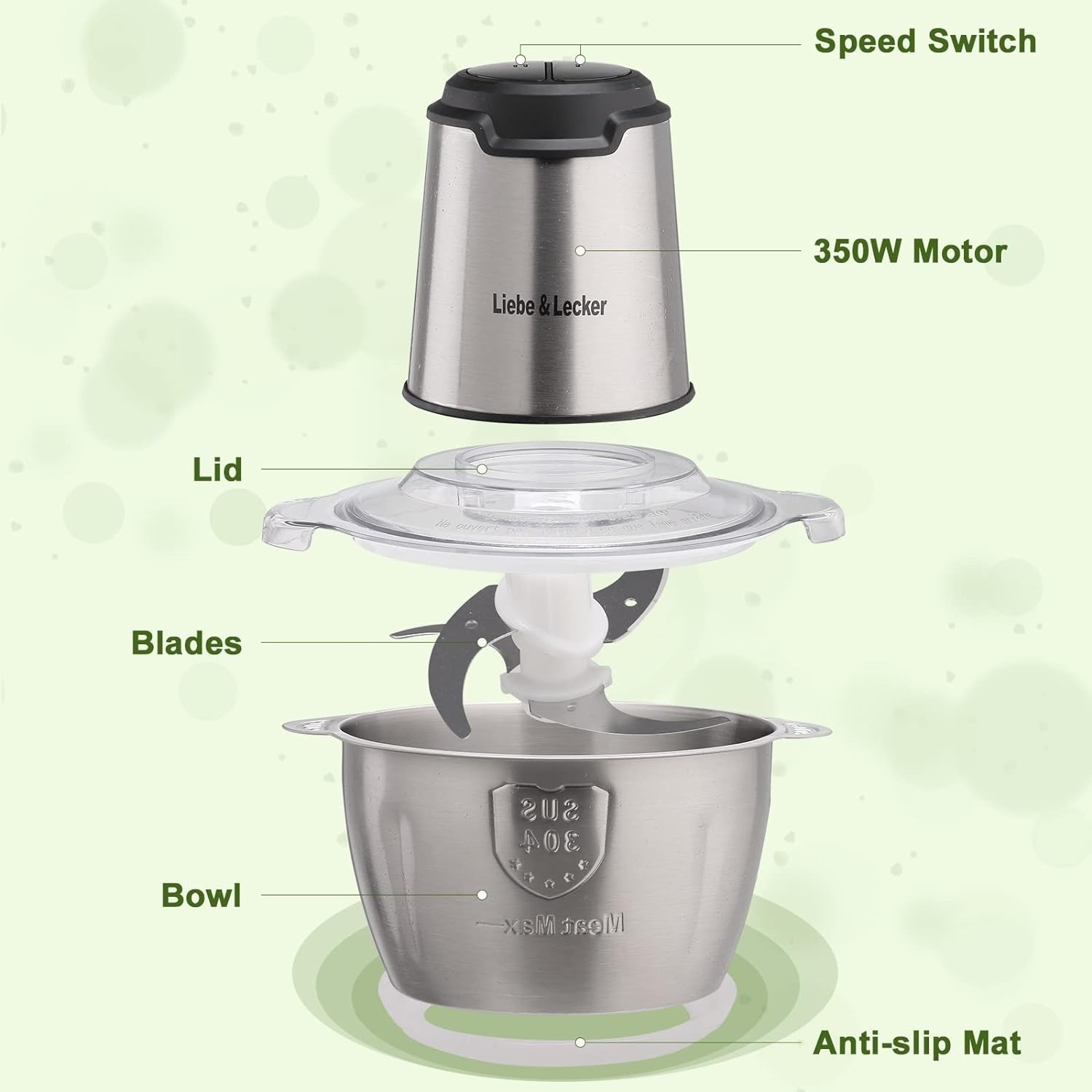 Electric Meat Grinder – Multifunctional Food Processor