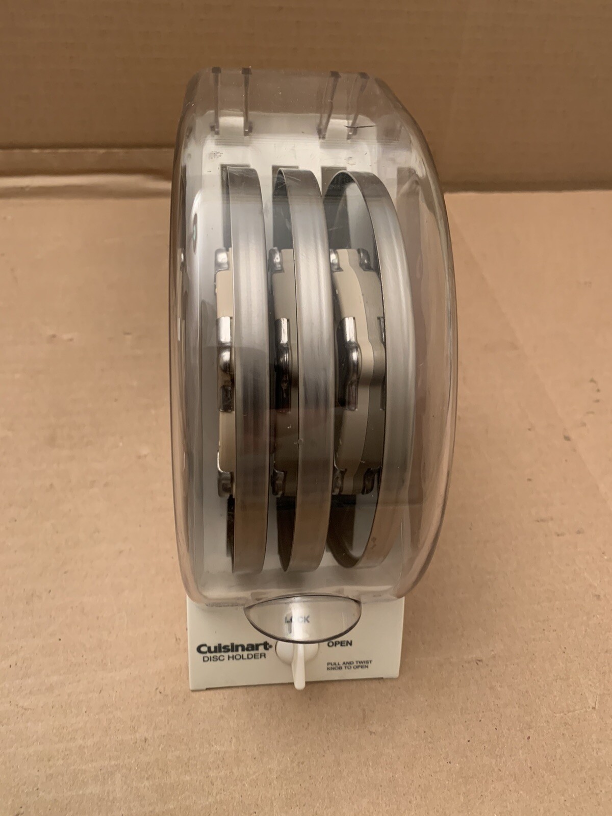 ****READ** Cuisinart DLC-DH/DLC-DHC Disc Holder PLUS 3 Discs 844TX, 842TX, 837TX