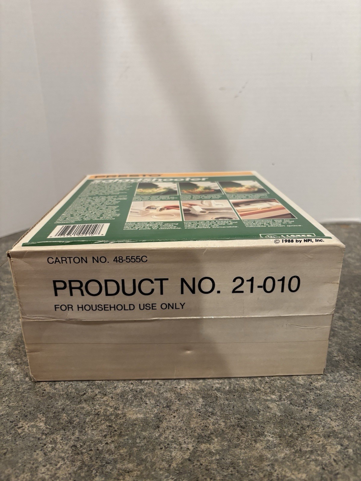 Presto 02910 Salad-Shooter Electric Food Slicer Shredder New In Box 1988