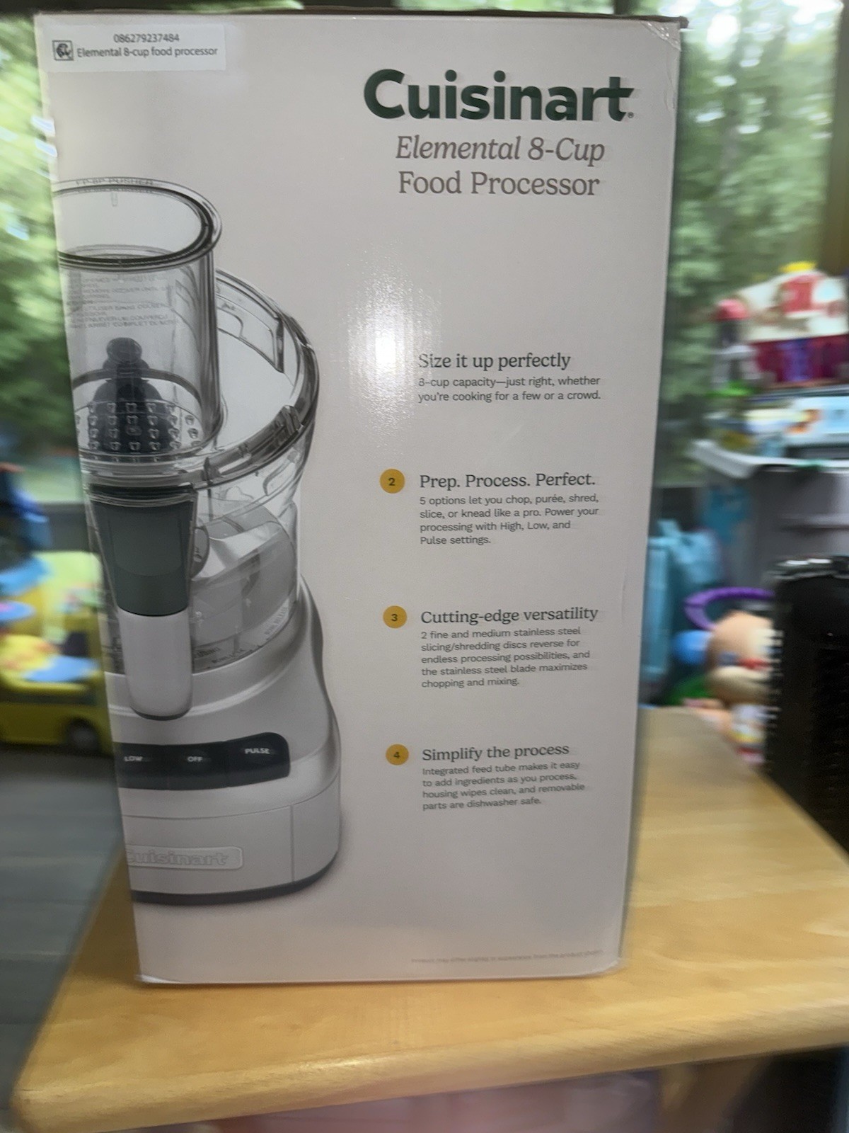 Cuisinart Elemental 8 Cup Food Processor – Stainless Steel