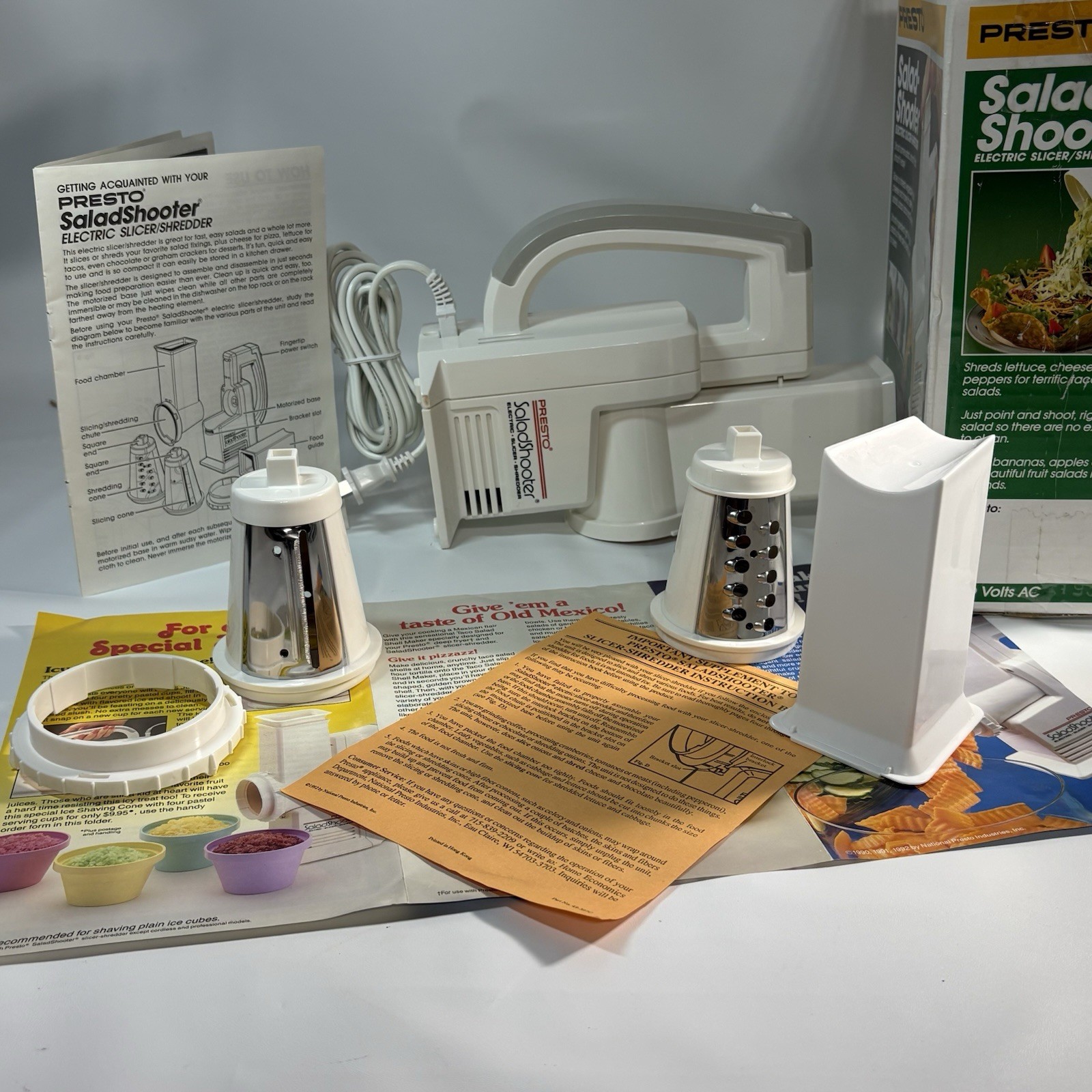 Presto Salad Shooter Electric Slicer 02910