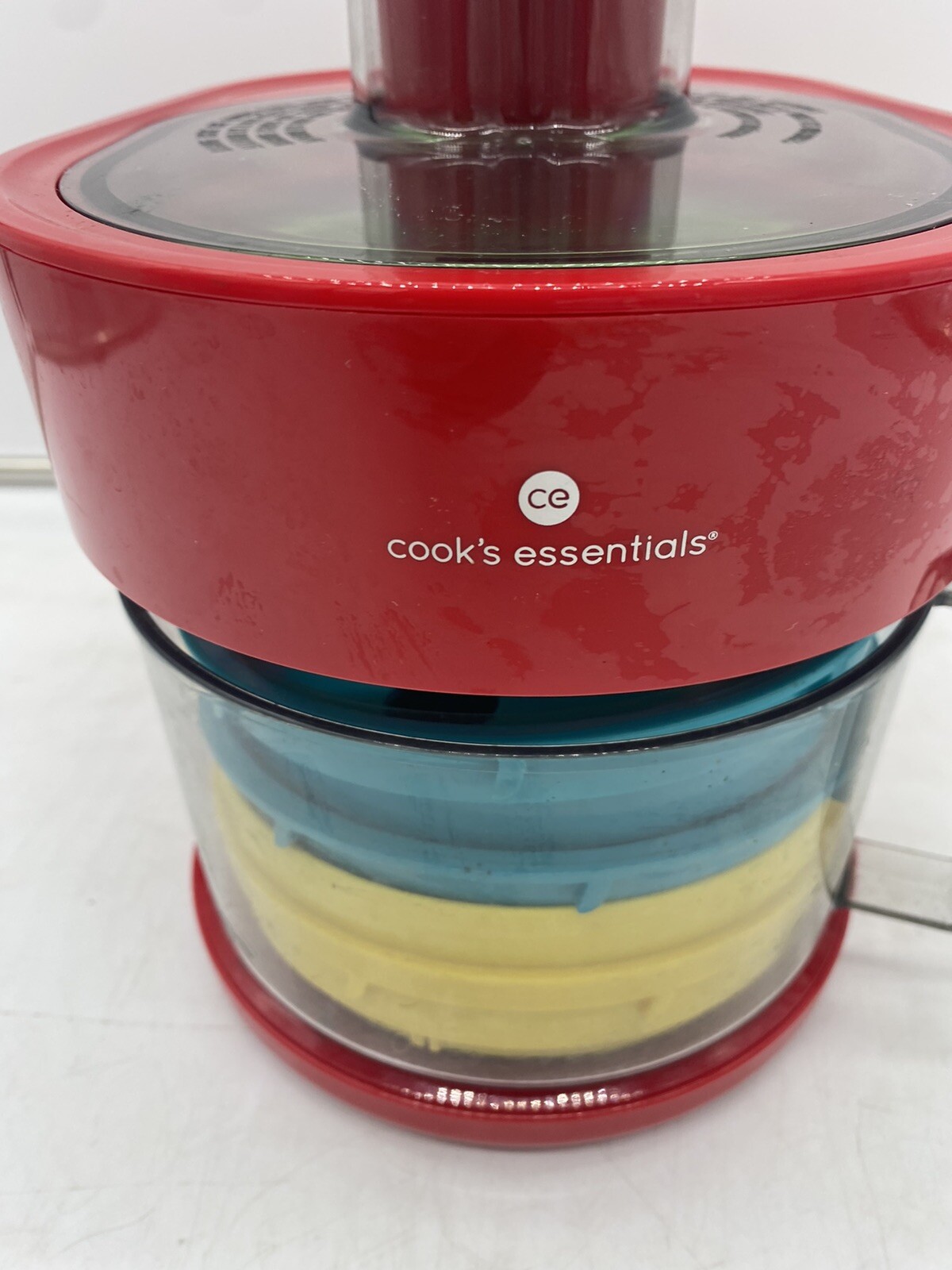 Cooks Essentials 7-In-1 Food Processor Prep Master slice chop grind Red K47971
