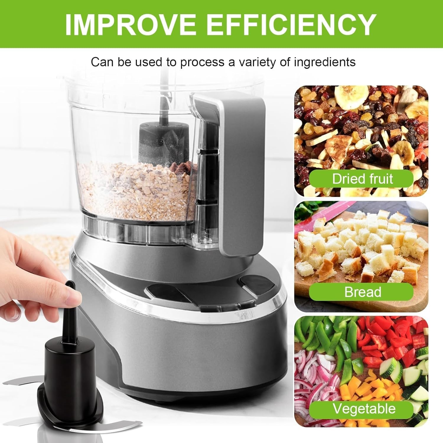 DLC-2ACBN Chopping Blade Fits Cuisinart Mini Prep Plus DLC-2A, Food Processor…