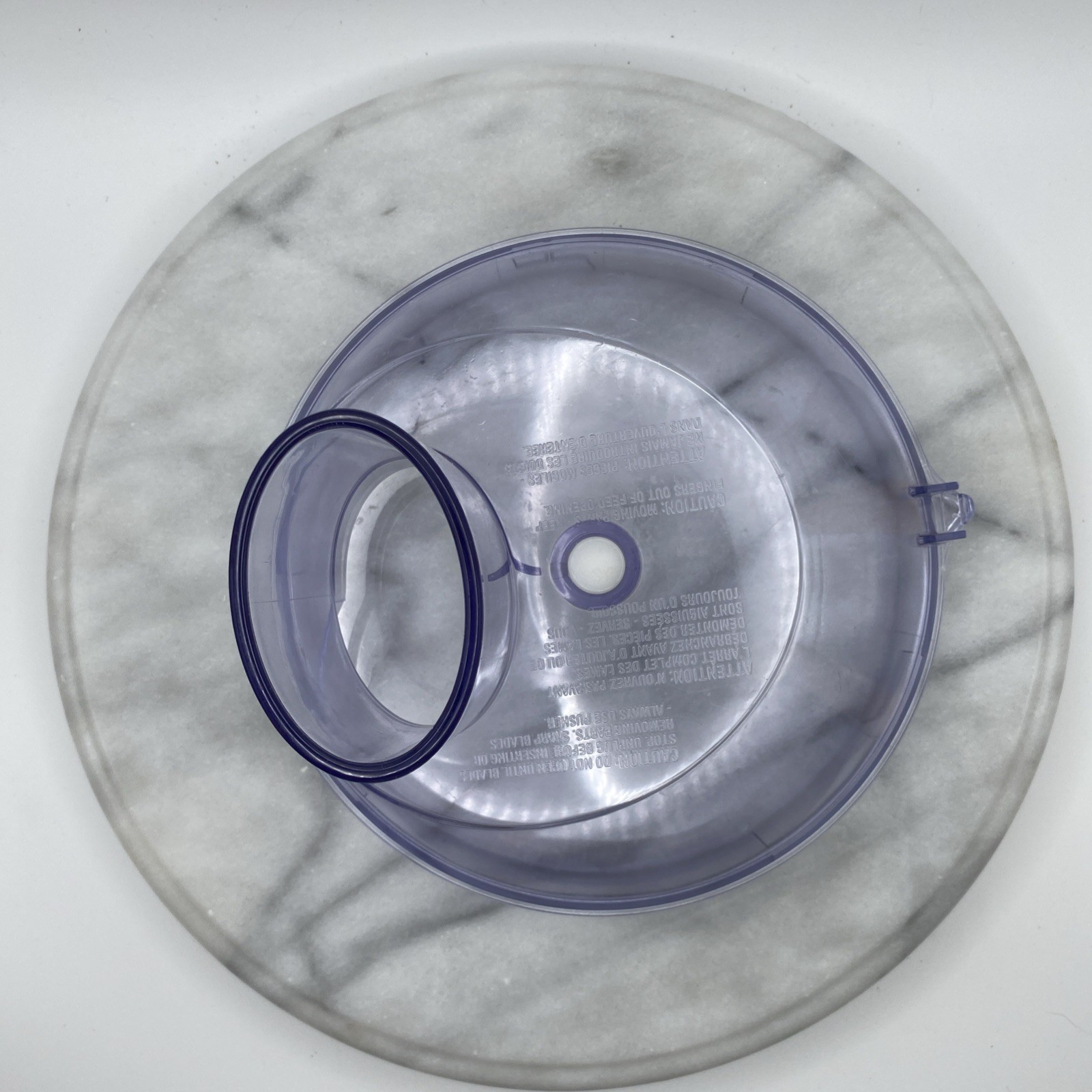 Hamilton Beach Food Processor 70550 FP09 Replacement Plastic Locking Lid Clear