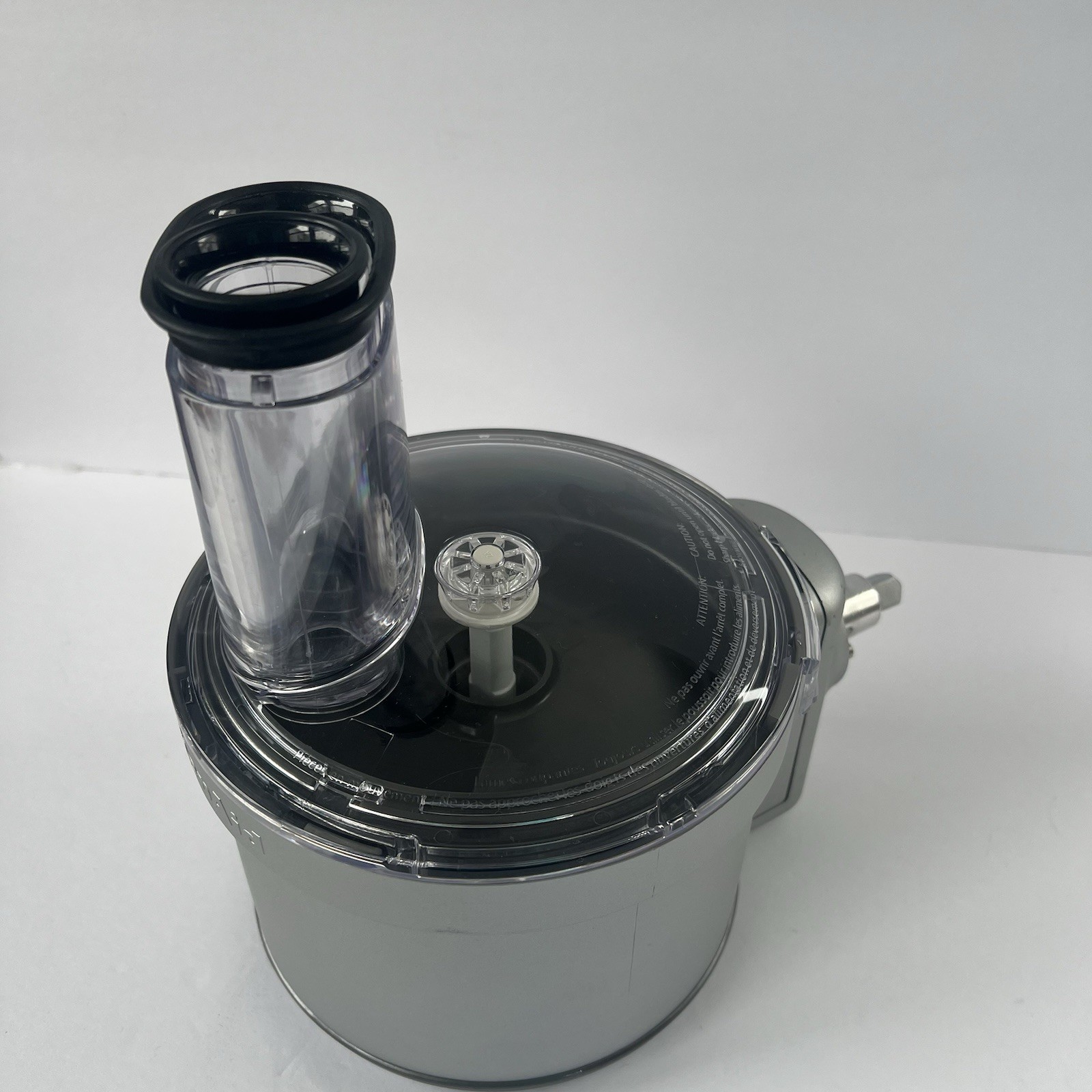 TESTED KitchenAid KSM2FPA Processor Gray Attachment 4 Stand Mixer NO Blades