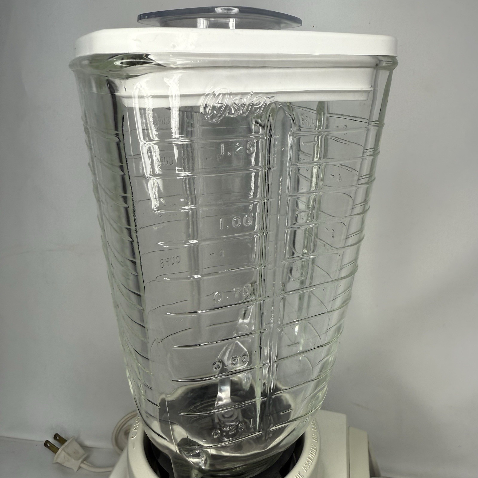 Vintage Osterizer Dual Range Pulse Matic 12 Blender 852-08A Pitcher 5 Cups