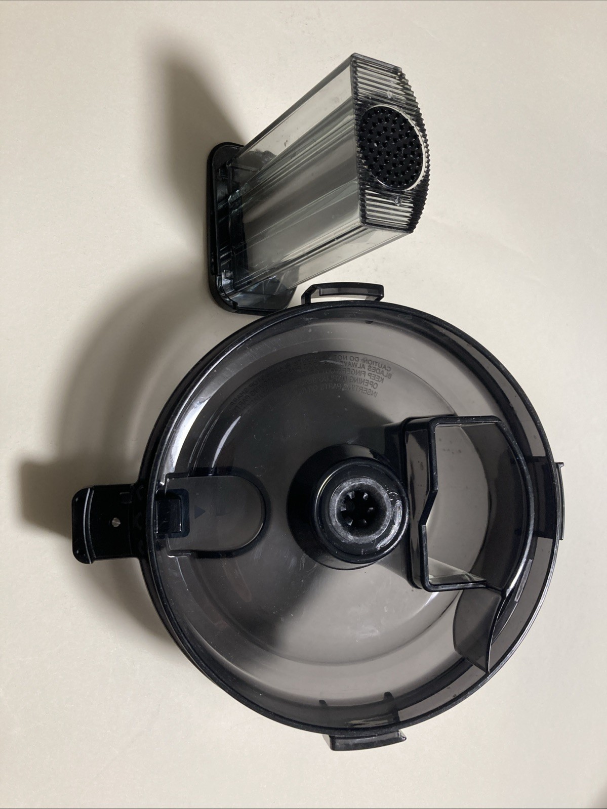 Ninja Blender Food Processor BL820 Feed Chute Lid W/ Lock, Pusher Replacement