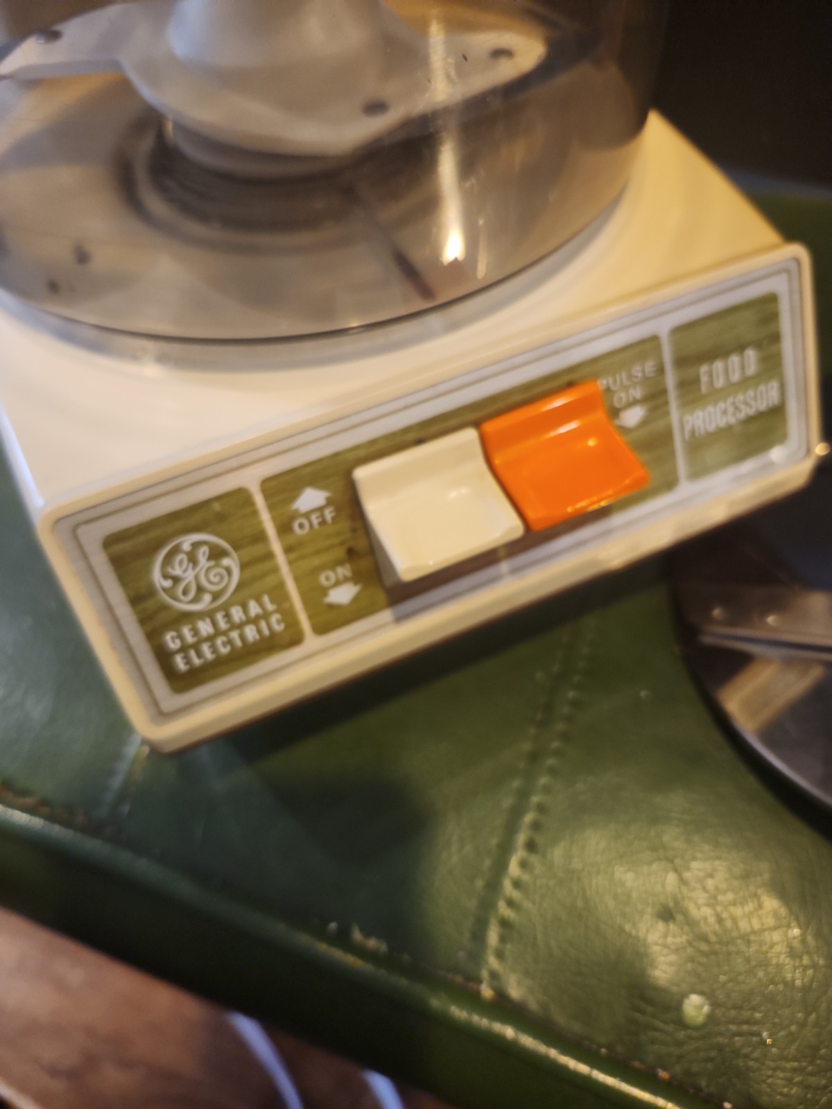1970s General Electric Food Processor GE FP1 Wood Grain Tested Excellent READ