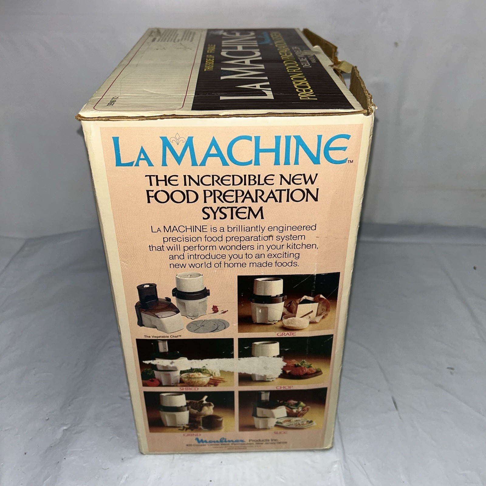 Vintage Moulinex La Machine Deluxe Food Processor Model 354