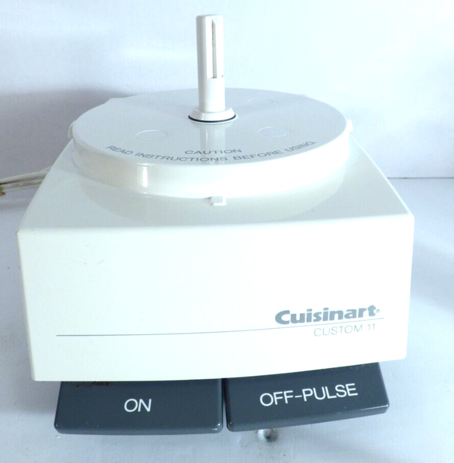 Cuisinart Food Processor Custom 11 w/ Stem Adapter, 2 slicers + Dough & S Blade