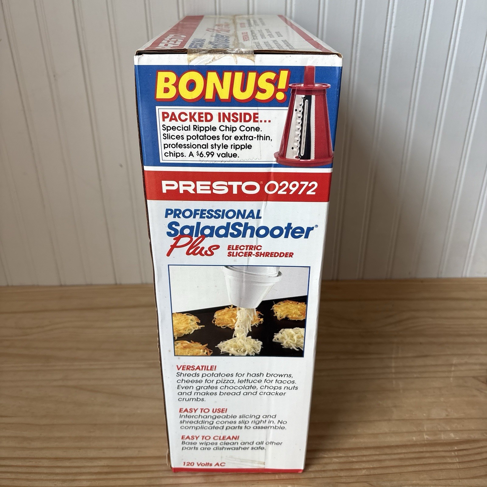 Presto Professional Salad Shooter Plus NEW & SEALED Vegetable Slicer Chip Maker