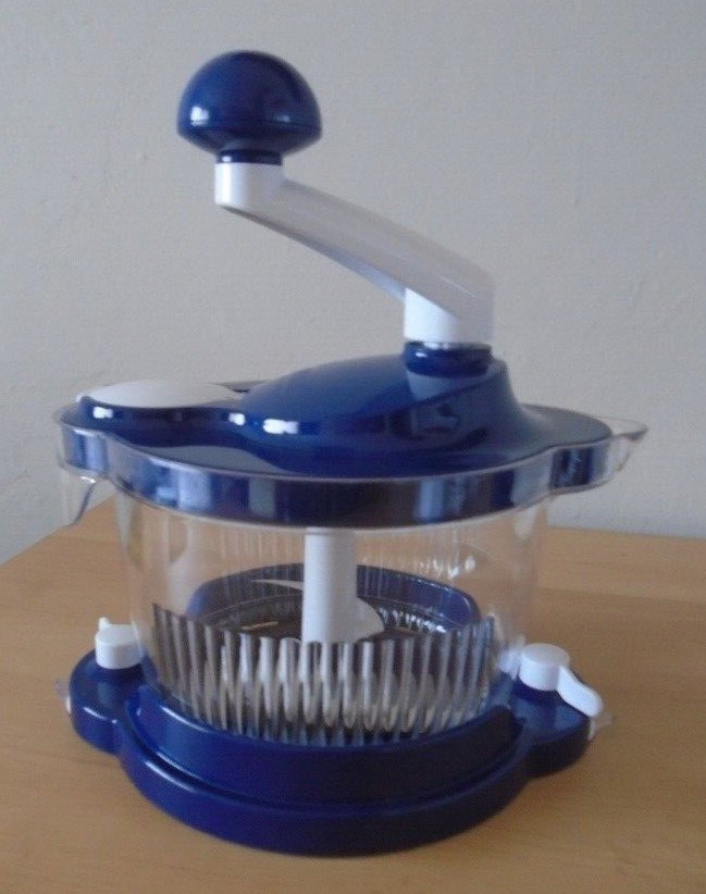 Genius Manual Food Processing System Shredder Food Prep NEW Open Box